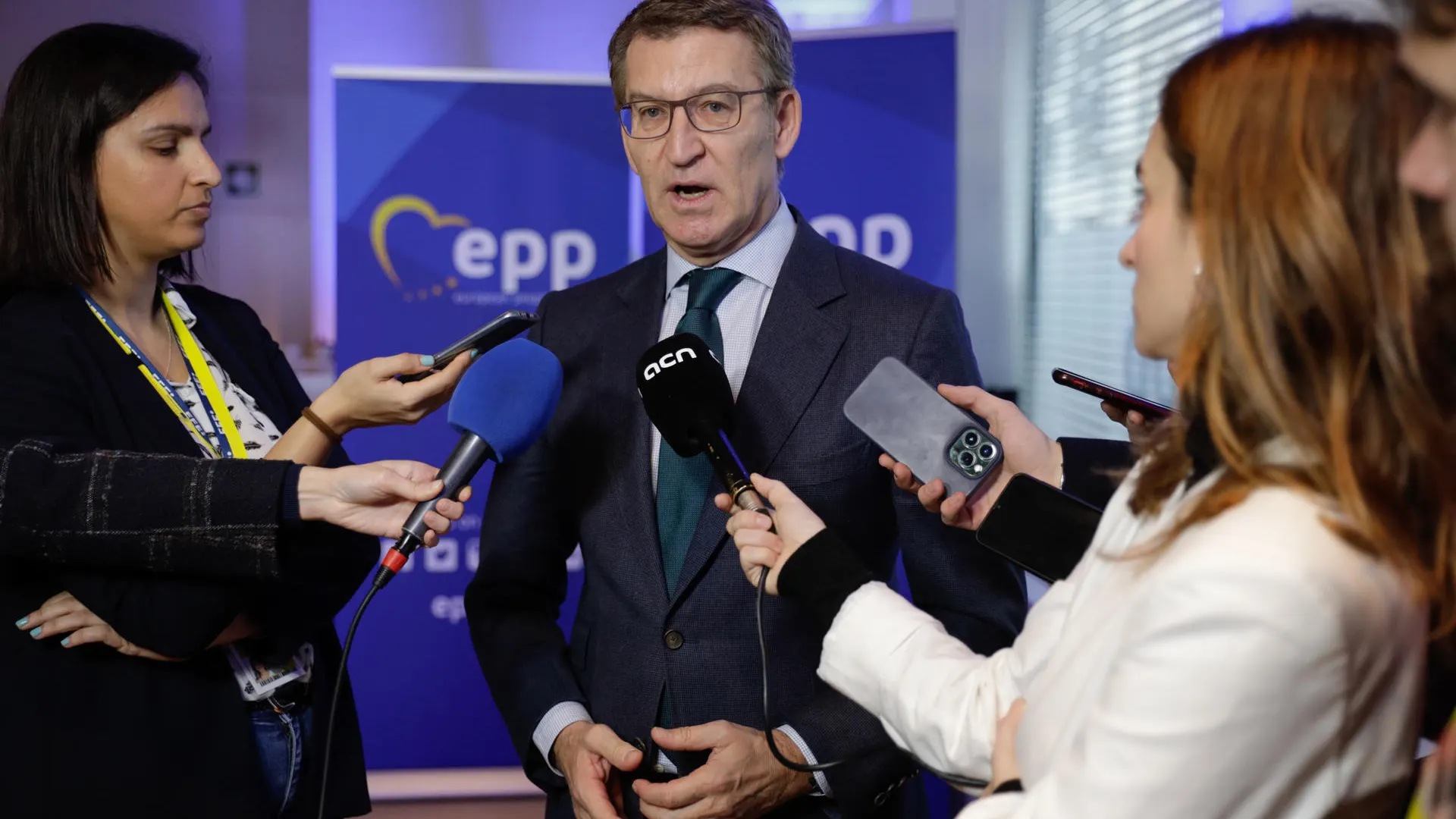El líder del Partido Popular, Alberto Núñez Feijóo El líder del Partido Popular, Alberto Núñez Feijóo