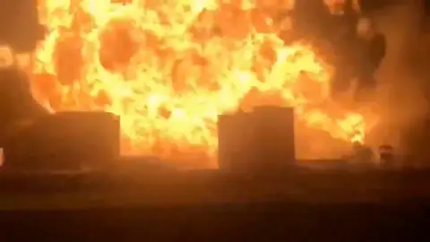 Explosión en gasolinera de Kenia Explosión en gasolinera de Kenia