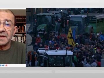 Las protestas de los agricultores.
