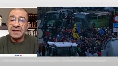Las protestas de los agricultores. Las protestas de los agricultores.