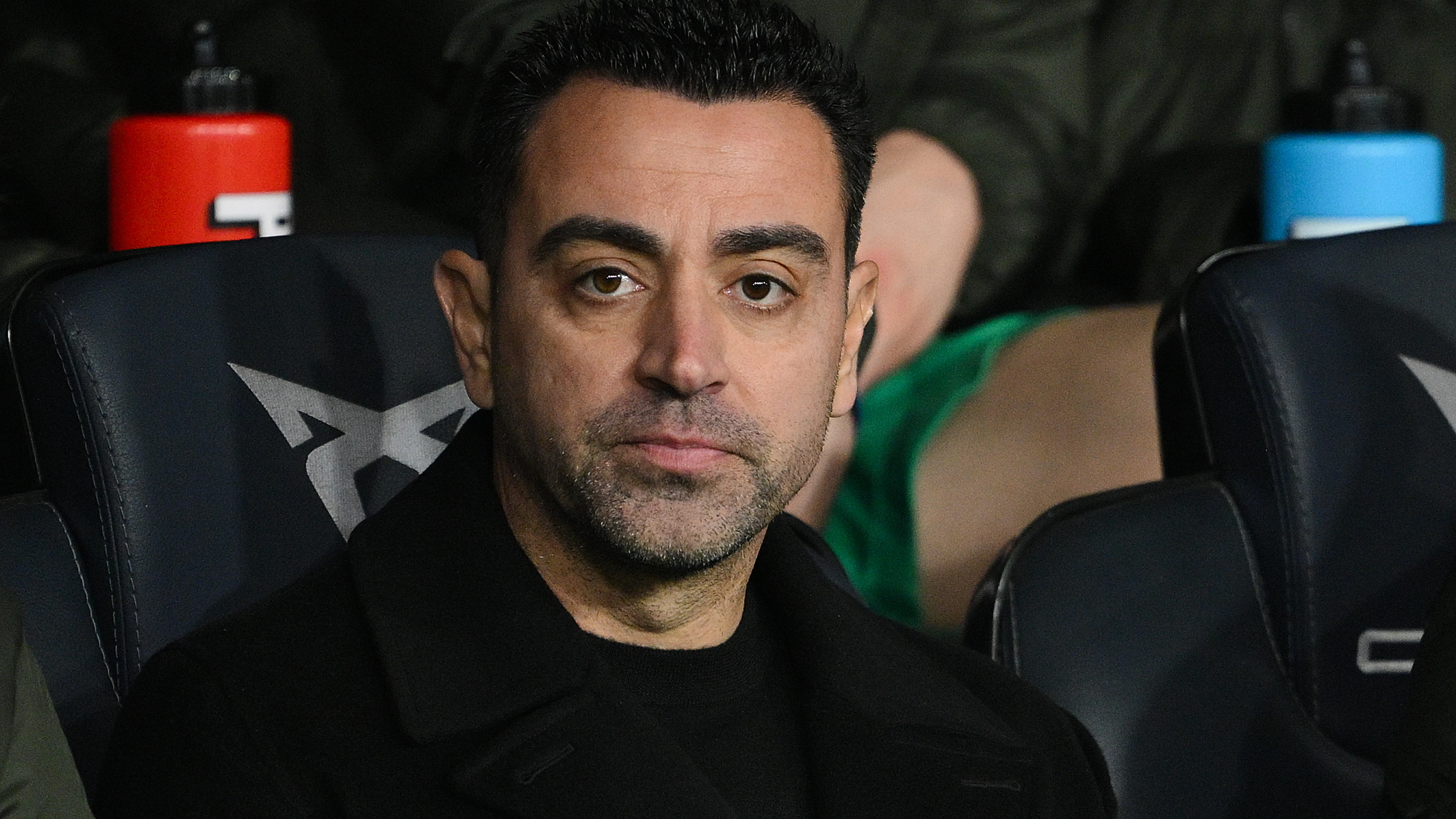 Xavi, en el banquillo azulgrana Xavi, en el banquillo azulgrana