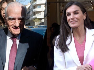 Martin Scorsese y la reina Letizia a las puertas de la Academia del Cine en Madrid