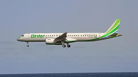 Avión de la compañía Binter 