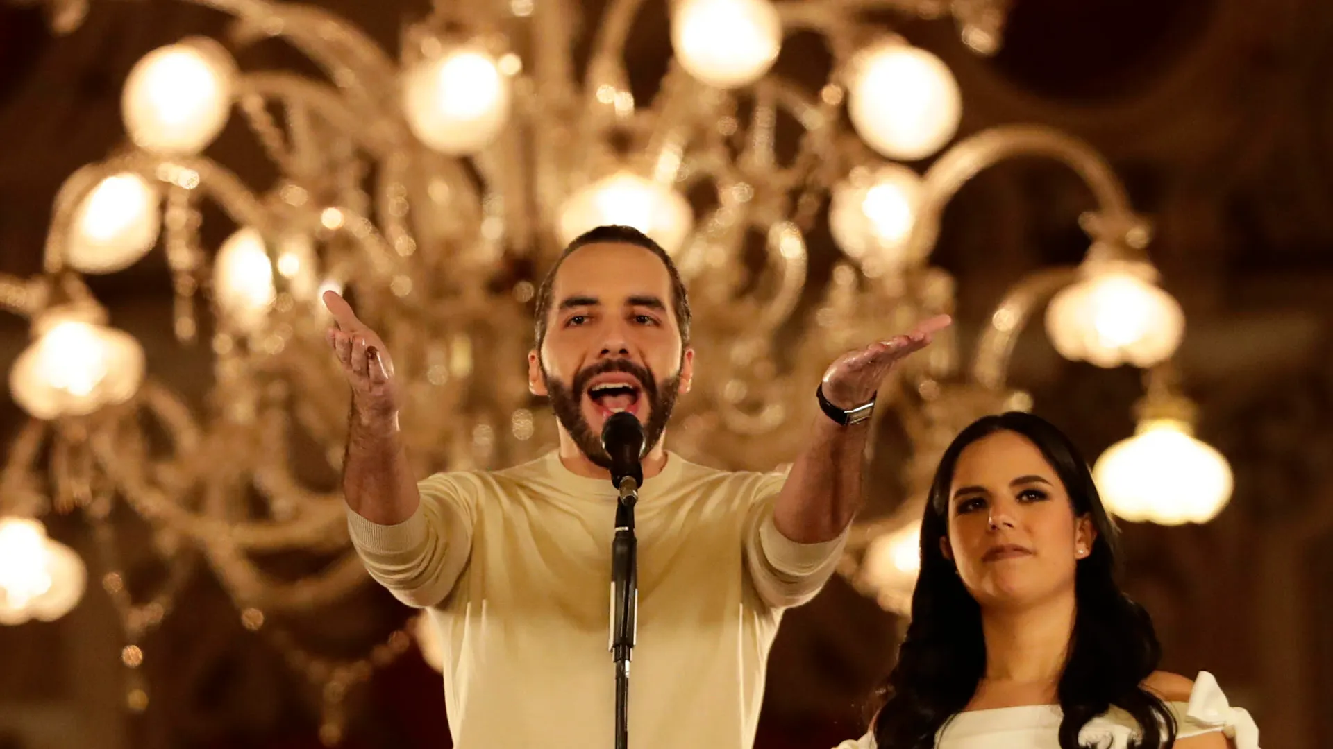 El actual presidente y ganador de la reelecci&oacute;n de El Salvador, Nayib Bukele