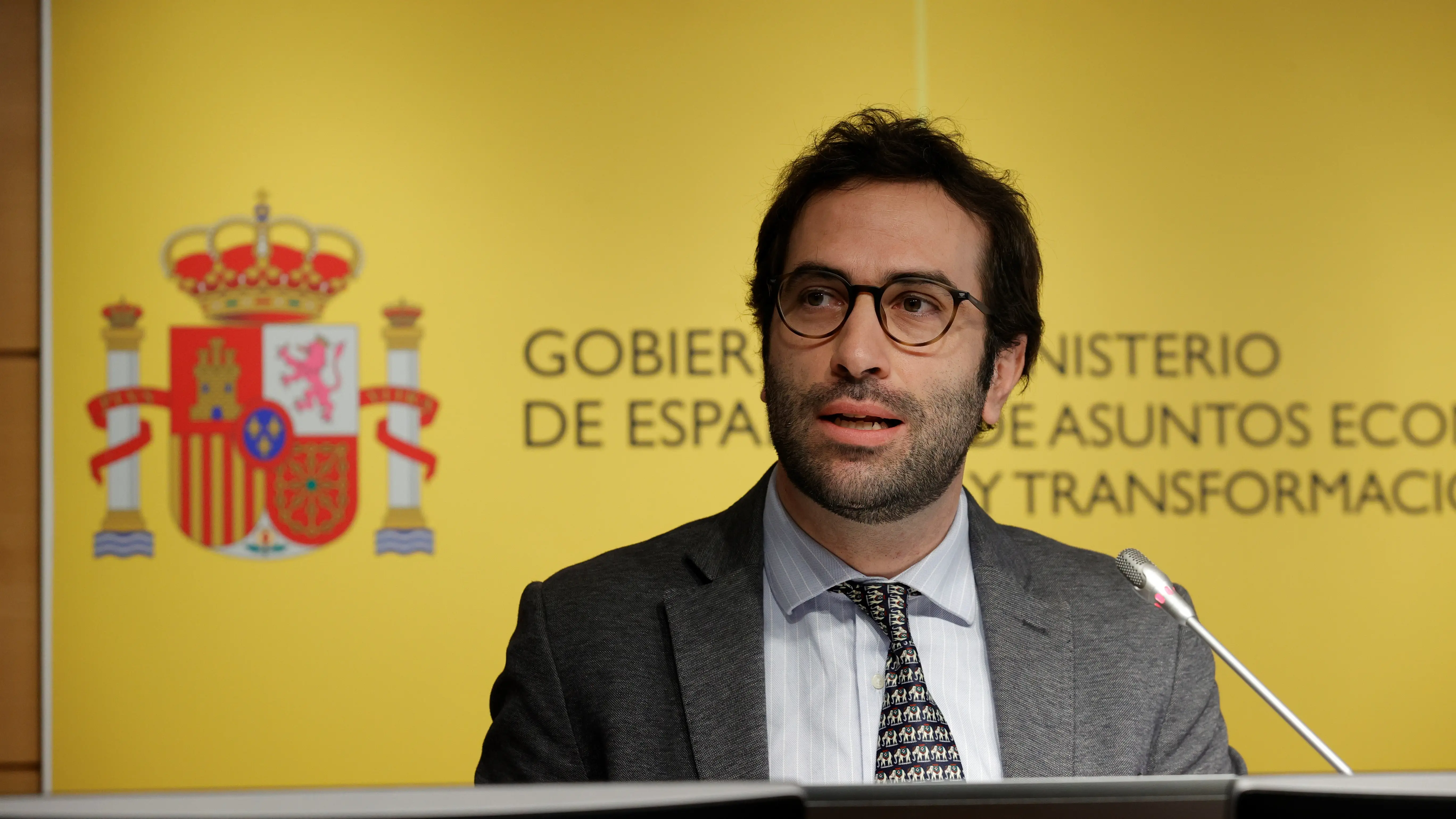 El secretario general del Tesoro y Financiaci&oacute;n Internacional, Carlos Cuerpo