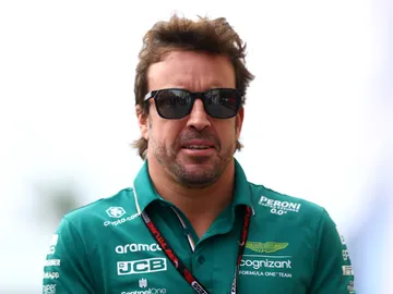 Fernando Alonso en el paddock de Fórmula 1 Fernando Alonso en el paddock de Fórmula 1