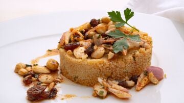 Receta de ensalada de cuscús y garbanzos, de Karlos Arguiñano