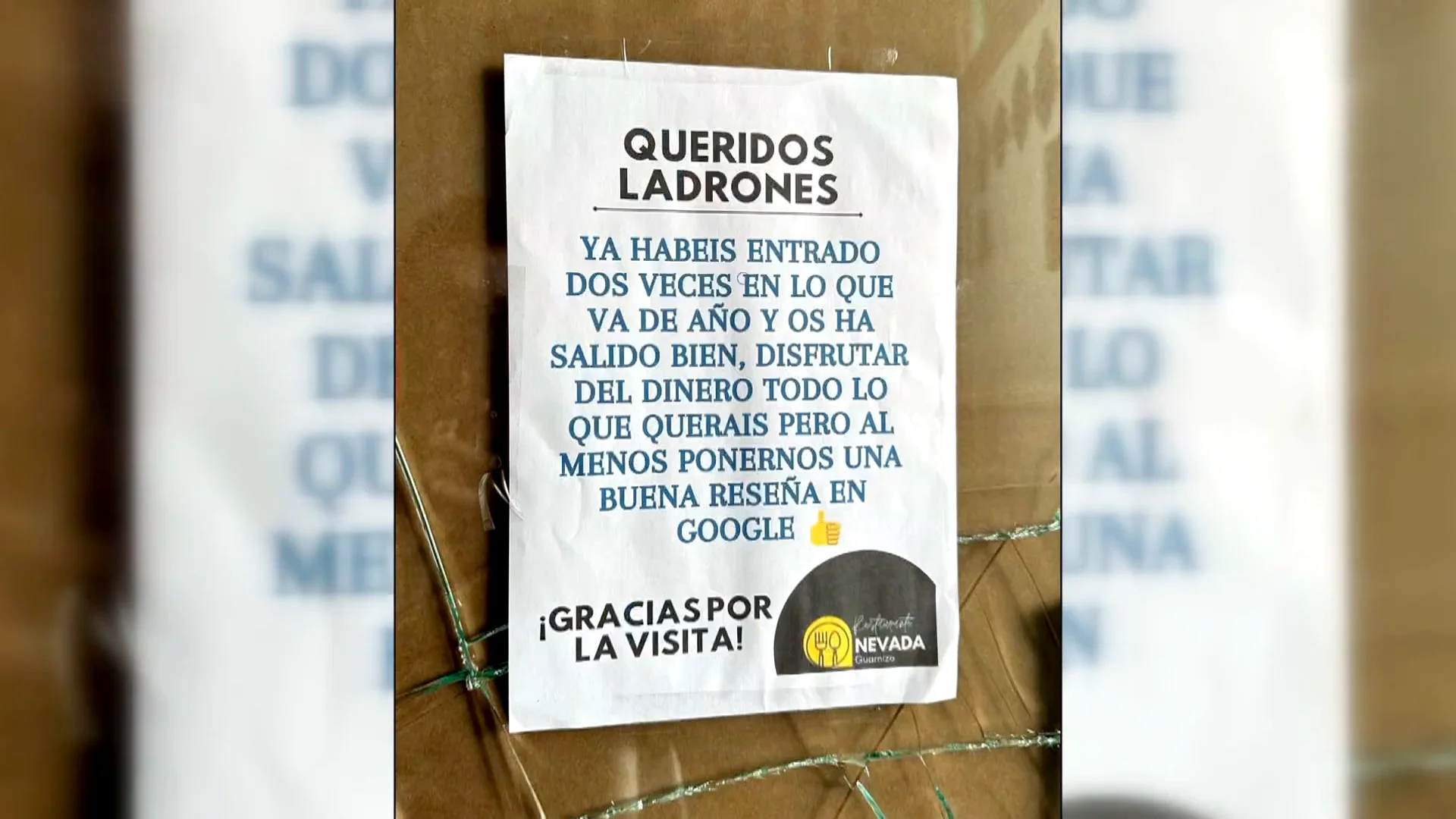 El dueño de un bar de Cantabria escribe una carta a los ladrones: "El humor no nos lo van a robar" El dueño de un bar de Cantabria escribe una carta a los ladrones: "El humor no nos lo van a robar"