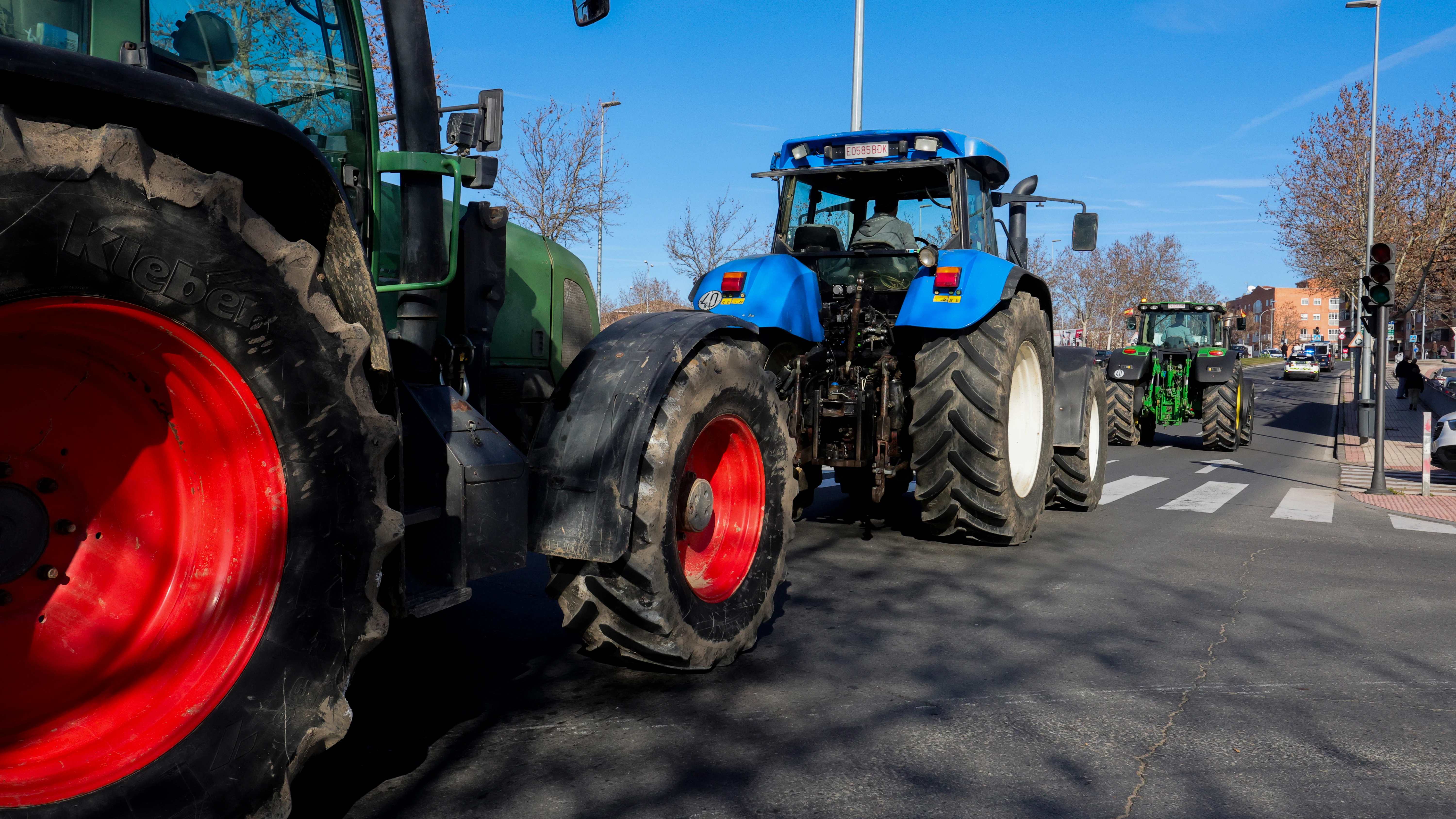 Tractores se dirigen a Salamanca Tractores se dirigen a Salamanca