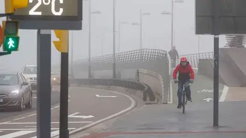 Niebla en Zaragoza hoy Niebla en Zaragoza hoy