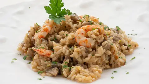 Receta de arroz con setas y gambas de Arguiñano: "Lo puede hacer cualquiera" Receta de arroz con setas y gambas de Arguiñano: "Lo puede hacer cualquiera"