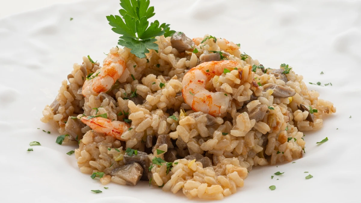 Receta de arroz con setas y gambas de Argui&ntilde;ano: "Lo puede hacer cualquiera"