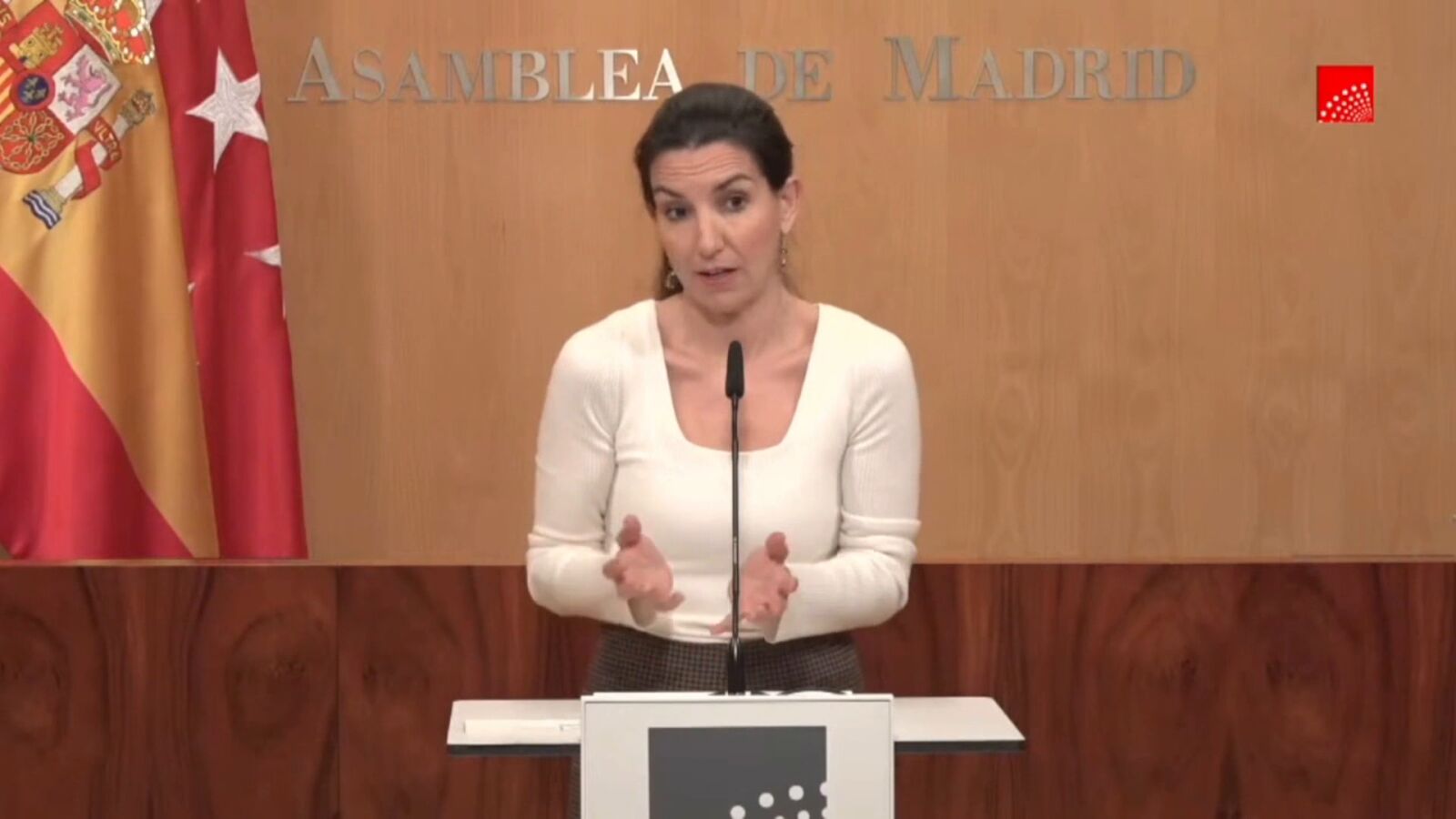 La Asamblea de Madrid abre una investigación por un voto irregular de Rocío Monasterio