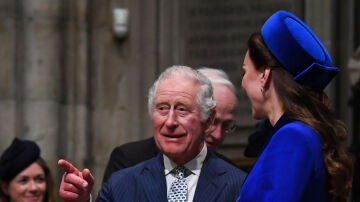 El rey Carlos III y Kate Middleton el Día de la Commonwealth