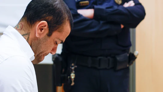Dani Alves, en la Audiencia de Barcelona Dani Alves, en la Audiencia de Barcelona