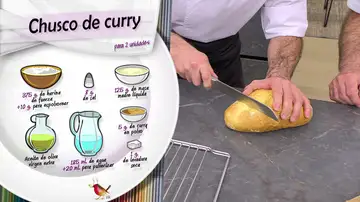 Ingredientes Chusco de curry