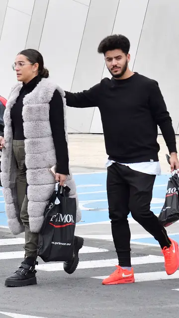 Alma Cortés y su ex Juan José Peña en 2019 Alma Cortés y su ex Juan José Peña en 2019