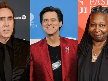 Nicolas Cage, Jim Carrey y Whoopi Goldberg Nicolas Cage, Jim Carrey y Whoopi Goldberg
