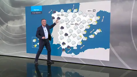 Lluvias del viernes 9 de febrero Antena 3 Noticias