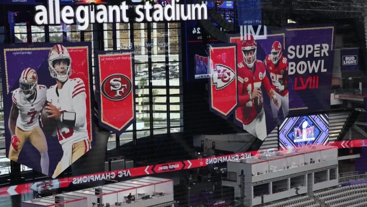 Kansas City Chiefs y los San Francisco 49ers, rivales en la final de la Super Bowl 2024