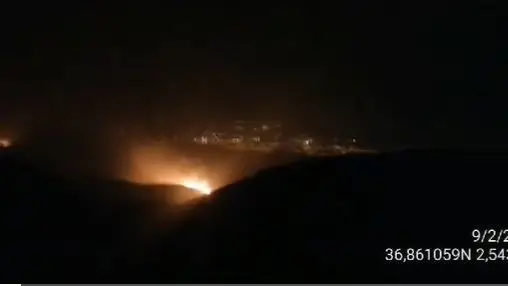 Incendio en Almería Incendio en Almería