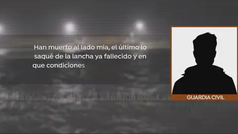 El mensaje de un guardia civil que estaba en la patrullera de Barbate: "Han muerto a mi lado, al último lo saqué ya fallecido" El mensaje de un guardia civil que estaba en la patrullera de Barbate: "Han muerto a mi lado, al último lo saqué ya fallecido"