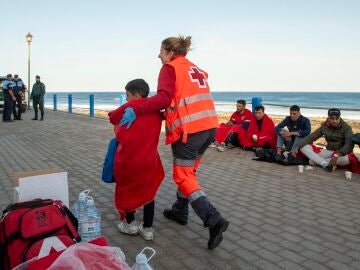 Inmigrantes en situación irregular recién llegados a Lanzarote
