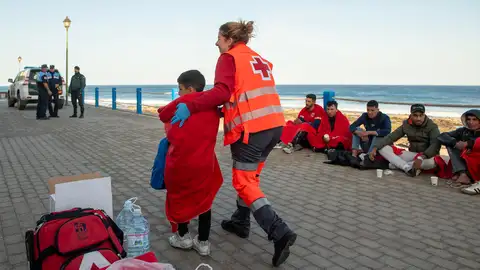 Inmigrantes en situación irregular recién llegados a Lanzarote Inmigrantes en situación irregular recién llegados a Lanzarote