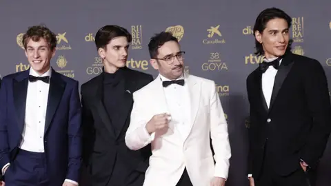 El equipo de La sociedad de la nieve en Los Goya El equipo de La sociedad de la nieve en Los Goya