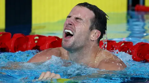 El nadador australiano James Robert Magnussen El nadador australiano James Robert Magnussen