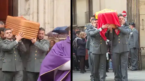 Los funerales de los guardias civiles asesinados en Barbate