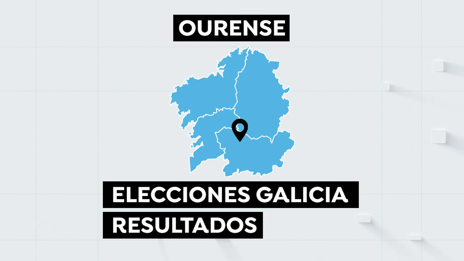 Resultados en las elecciones de Galicia en Ourense 