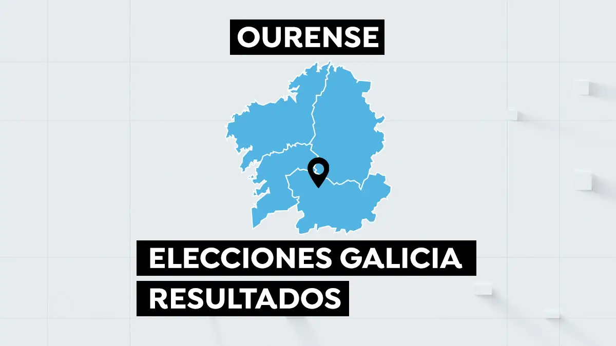 Resultados en las elecciones de Galicia en Ourense Resultados en las elecciones de Galicia en Ourense