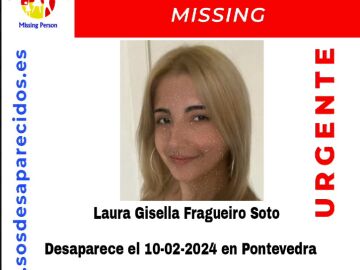 Cartel de búsqueda de Laura Gisella Fregueiro
