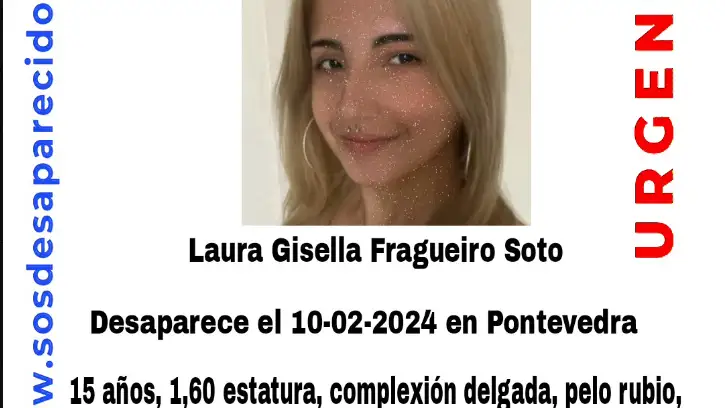 Cartel de b&uacute;squeda de Laura Gisella Fregueiro