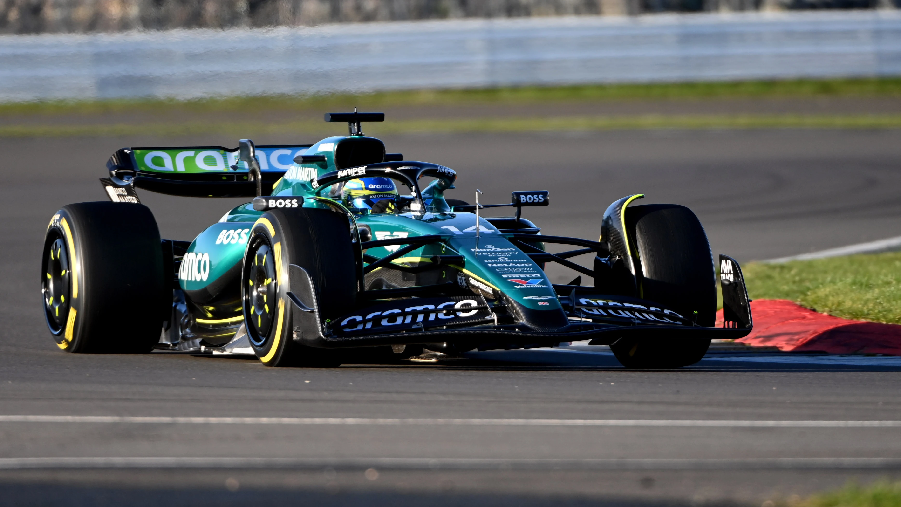 El nuevo AMR24 en Silverstone