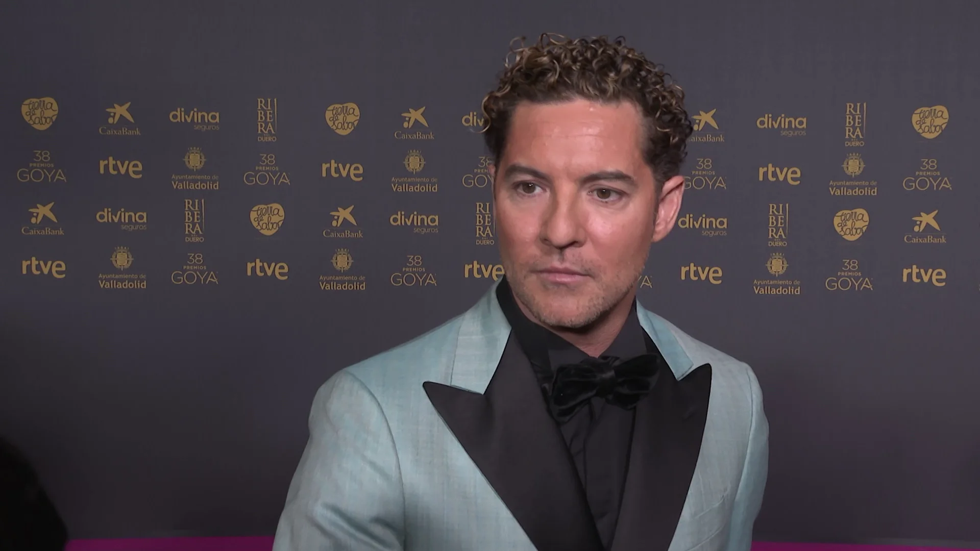 David Bisbal en los Goya 2024
