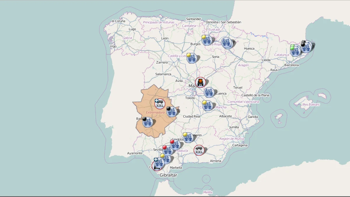 Carreteras cortadas por la huelga de agricultores hoy: consulta el mapa de  la DGT con las incidencias