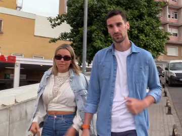 Alba Silva y Sergio Rico, en Sevilla Alba Silva y Sergio Rico, en Sevilla