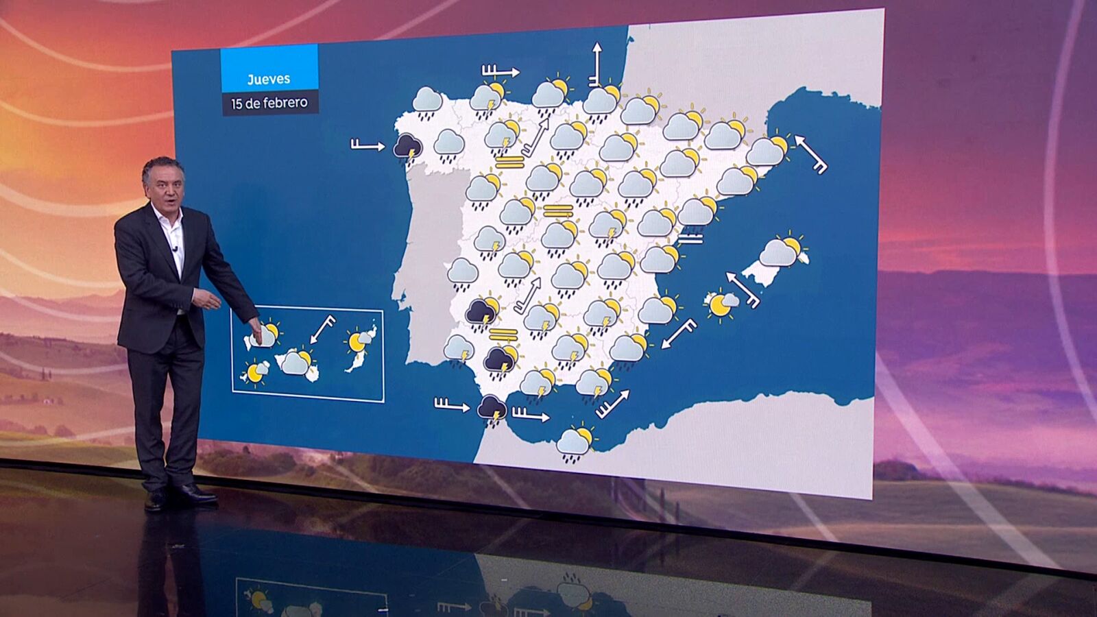 Roberto Brasero y las zonas donde es más probable que caiga lluvia de barro