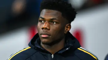 Tchouaméni en un partido con el Real Madrid Tchouaméni en un partido con el Real Madrid