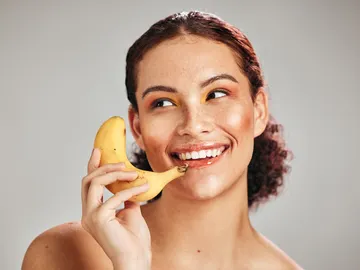 Mujer con un plátano Mujer con un plátano
