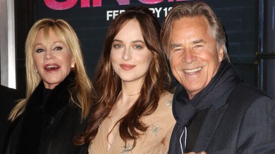 Melanie Griffith, Dakota Johnson y Don Johnson