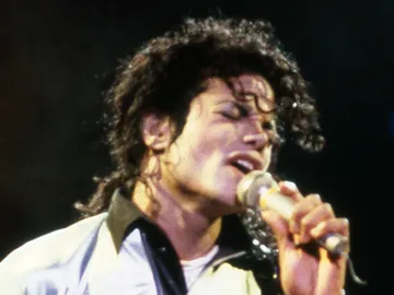 Michael Jackson actuando en Madrid en 1988 Michael Jackson actuando en Madrid en 1988