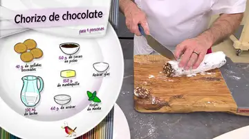 Ingredientes Chorizo de chocolate
