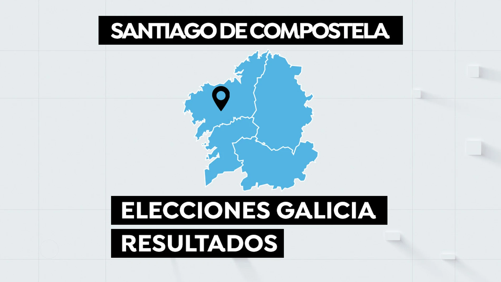 Resultado elecciones gallegas en Santiago de Compostela