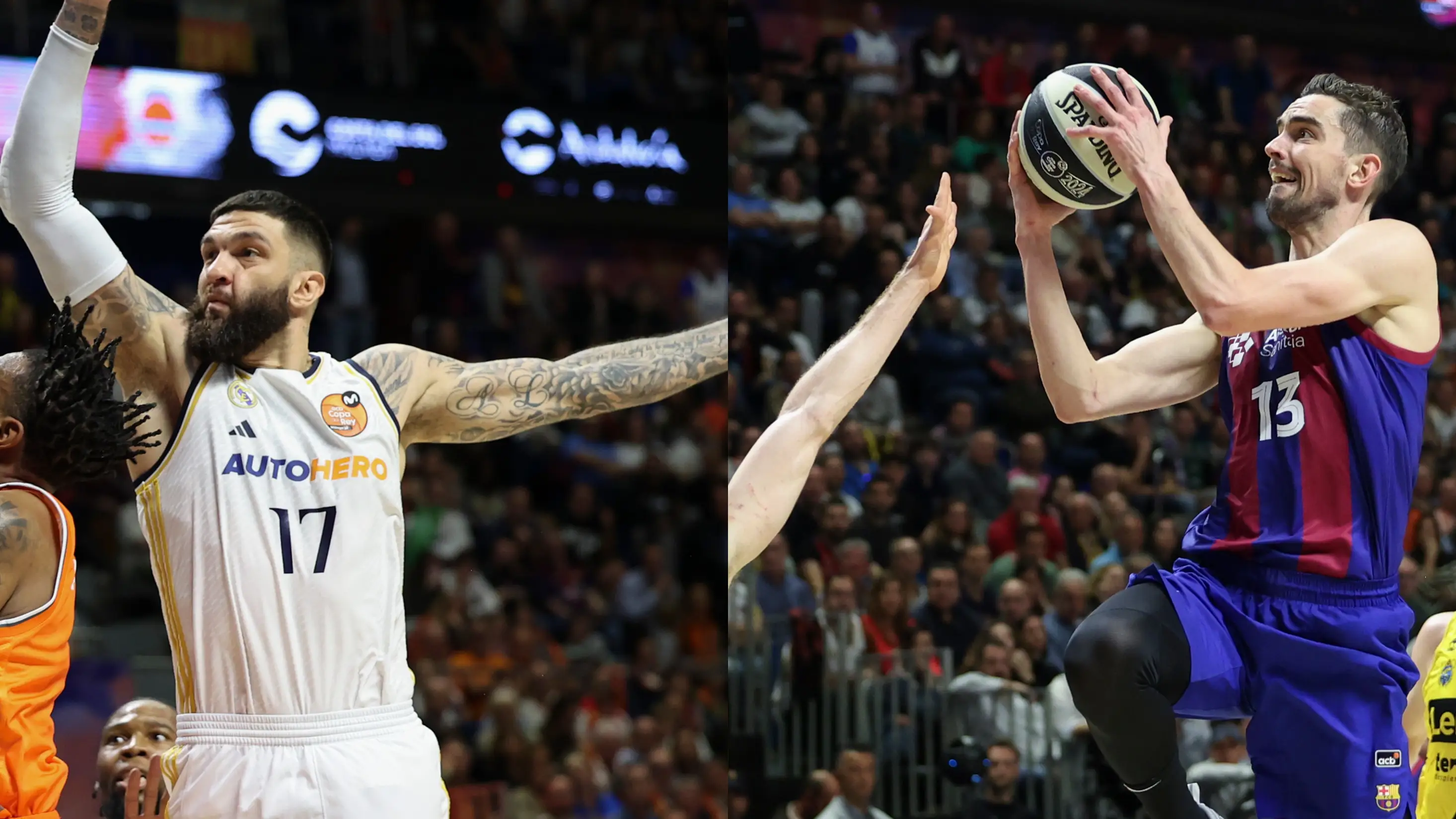 Real Madrid y Barcelona, finalistas de la Copa del Rey de basket 2024