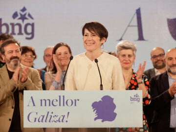 La candidata del BNG, Ana Pontón