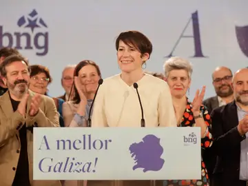 La candidata del BNG, Ana Pontón La candidata del BNG, Ana Pontón