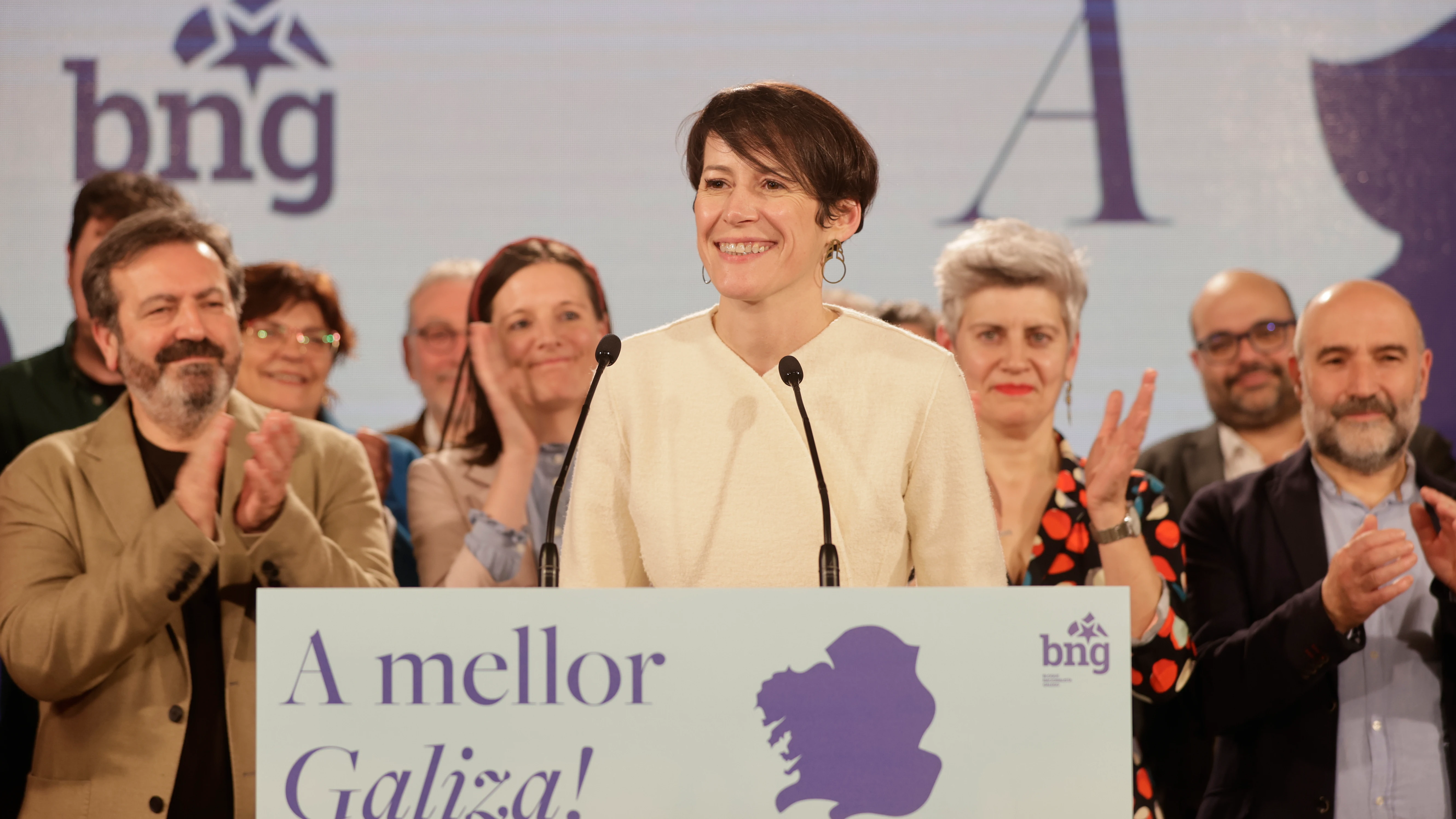 La candidata del BNG, Ana Pontón La candidata del BNG, Ana Pontón